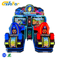 Super Burn Racing 2 Players Dynamic Motion Seat Driving Simulator Coin Operated Arcade Car Racing Video Game Machine