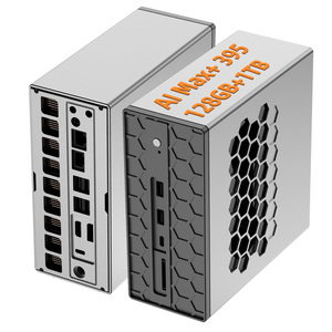 Mini <span class=keywords><strong>PC</strong></span> 2026 / Ryzen AI Max <span class=keywords><strong>395</strong></span> 128GB / Memoria LPDDR5 8433MHz / Tarjeta VGA 8060s / 4*M.2 / 10G+2.5G / USB4.0 / Empresarial - Product Image 1