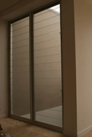 Fenêtre à persiennes en verre d'aluminium Fenêtre à obturateur à grande échelle Fenêtre en verre trempé réglable