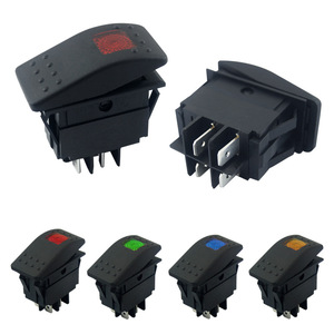 Rocker <b>Switch</b> 4Pin IP65 <b>12V</b>-24V ON-OFF Waterproof For Car Boat Marine Use - Product Image 1