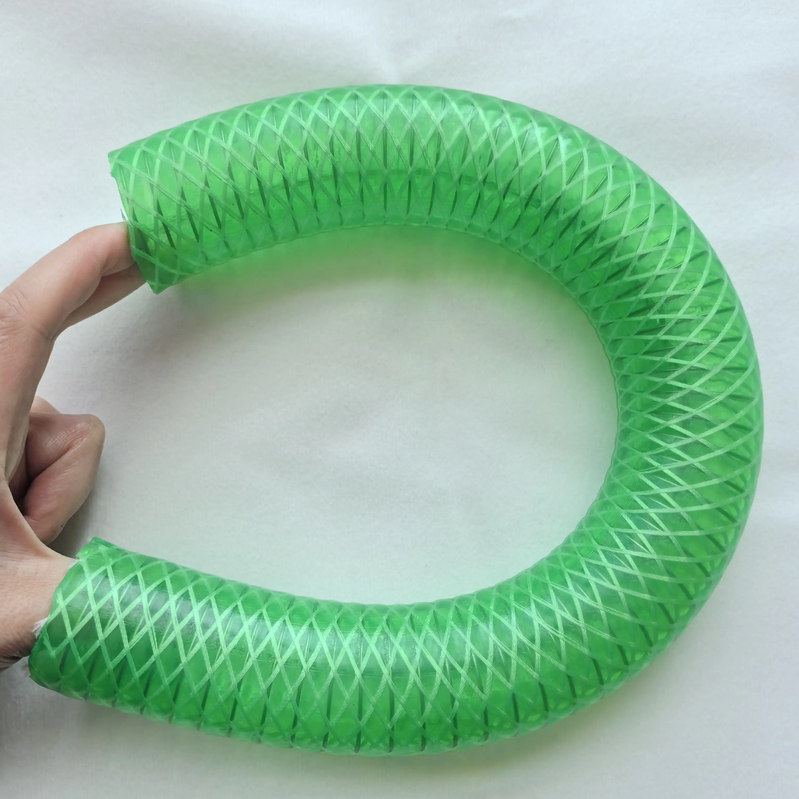 Tubo de PVC transparente de grado alimenticio, tubo compuesto de manguera reforzada con alambre de acero de fibra antiestática para succión de fluido de agua, mina de polvo