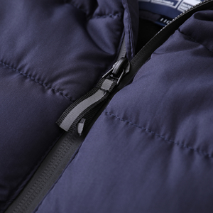 Gilet imbottito con cappuccio e gilet invernale leggero senza maniche con chiusura a Zip - Product Image 5