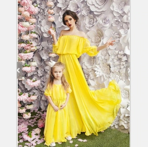 Vestidos a juego para mamá e <span class=keywords><strong>hija</strong></span> 2019, ropa a juego para madre e <span class=keywords><strong>hija</strong></span>, conjuntos a juego para <span class=keywords><strong>la</strong></span> fiesta <span class=keywords><strong>de</strong></span> Navidad familiar - Product Image 5
