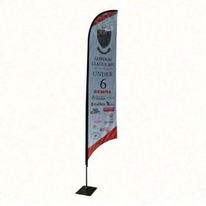 Wholesale Outdoor Printed Promotional Beach Teardrop Banner All Sizes Available Polyester Beach <b>Flag</b> - Product Image 1