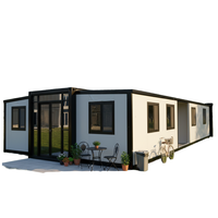 Vente en gros usine : Maison conteneur extensible de 20 pieds, étanche, résistante au vent, pliable, pour usage résidentiel familial ou bureaux
