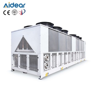 Refroidisseur d'eau industriel <span class=keywords><strong>à</strong></span> air refroidi par air Aidear pour ligne de lavage et de refroidissement des légumes - Product Image 4