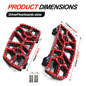 Kit de Pedales Antideslizantes de Aleación de Aluminio VIMAS de Dos Colores para Motocicletas -Davidson Serie Touring <span class=keywords><strong>Electra</strong></span> <span class=keywords><strong>Glide</strong></span> Dual <span class=keywords><strong>Sport</strong></span> - Product Image 2