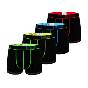 Eccellente qualità solido Multi colore morbido cotone 95% 5% Spandex Boxer biancheria intima da uomo per l'esportazione - Product Image 1