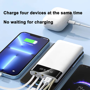 Power Bank Multifunzione Changs 10000mAh con Cavo Integrato, Ricarica Rapida, Micro USB, Supporto, Display LED, Caricabatterie Portatile - Product Image 3