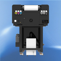 M302MK Printer DTF 13 inci dengan tekanan panas bawaan I3200 Printhead semua dalam satu langsung ke Film T-Shirt mesin cetak hitam