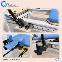 Machine de Pilates Reformer en aluminium, 6 ressorts réglables, équipement de fitness professionnel pour studio et salle de sport