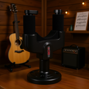 ที่ยึดกีตาร์ติดผนัง 5 จุด ฐานโลหะ บุนวมนุ่ม ปรับหมุนได้ สำหรับป้องกันเครื่องดนตรีอะคูสติก - Product Image 2