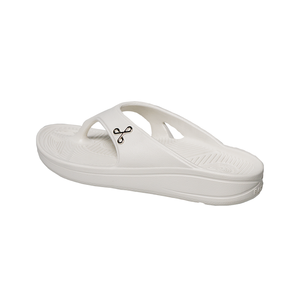 BARC F 1 Tongs en EVA blanches à fleurs Sandales de récupération légères avec soutien de la voûte plantaire confortable absorbant les chocs respirants pour - Product Image 5