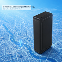 Traceur GPS 4G en temps réel pour moto et véhicule, avec batterie longue durée 20000 mAh, gestion de flotte, localisation magnétique antivol