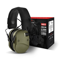 Protège-oreilles de chasse et de tir électroniques, protection auditive, amplification, pliables, bandeau réglable, ABS, certifiés CE, réduction du bruit de 29 dB