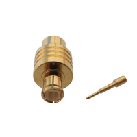 Connecteur MCX-JB3 RF 50 ohms en cuivre, connecteur mâle MCX pour câble RG141, prix d'usine