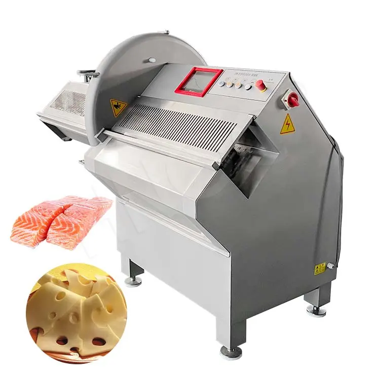 HNOC Electric Beef Cut Machine Fully Automatic Bacon Beef Rib Jerky Slice Machine Commercial Meat Slicer