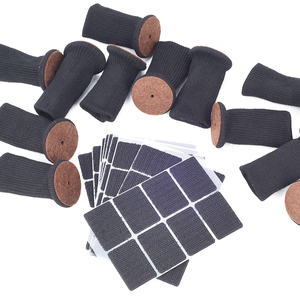 Chaussettes <span class=keywords><strong>de</strong></span> jambe <span class=keywords><strong>de</strong></span> <span class=keywords><strong>chaise</strong></span> avec Velcro High Elastic Knitted Chair Leg Floor Protectors Chair Leg Covers Set, Déplacez-vous facilement et réduisez le bruit - Product Image 4