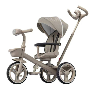 <span class=keywords><strong>Triciclo</strong></span> Infantil Personalizado de Fábrica con 3 Ruedas, <span class=keywords><strong>Asiento</strong></span> Giratorio 360° <span class=keywords><strong>Reclinable</strong></span>, Manillar de Empuje para Niños de 1 a 6 Años - Product Image 4