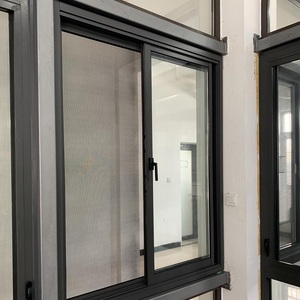 Fenêtre coulissante horizontale haut de gamme 100T à cadre mince, isolée thermiquement, avec verre creux de 24 mm pour la construction résidentielle - Product Image 4
