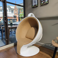 Chaise rembourrée en fibre de verre personnalisée en forme de tasse à café |   Sièges de détente modernes pour la maison |   Fauteuil d'appoint pour bureau et café