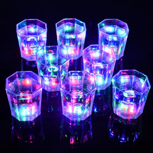 Vasos de chupito con luz LED, recuerdos para fiestas, vasos de chupito para adultos, vasos para beber con luz LED, brillan en la oscuridad - Product Image 3