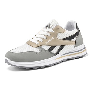 Nouvelles chaussures décontractées plates de style marche pour hommes et femmes, grandes tailles, en PU imperméable, semelle épaisse, maille respirante, été 2026 - Product Image 1