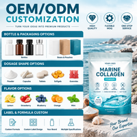 Collagène Marin en Poudre OEM/ODM, Peptides Hydrolysés Sauvages Non Aromatisés, Complément Protéiné de Collagène Sans Gluten