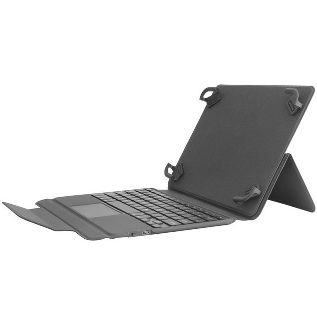 For Pu Leather Universal Tablet Case Magic Keyboard 9-11inch Simple Business Cover Multi-Angle Holder Certified Customizable