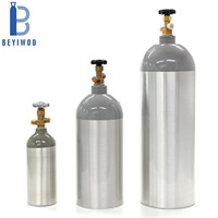 Газовые баллоны CO2 с клапанами: Одобренный DOT3AL, высокое давление 1800 фунтов на квадратный дюйм/124 бар, алюминий-размеры 2,5 фунта, 5 фунтов, 15 фунтов, 20 фунтов