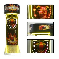 Machine d'Arcade de Boxe à Monnayeur pour Tickets Rédemptibles, Jeux Amusants de Poing Boxeur Électronique, en Vente