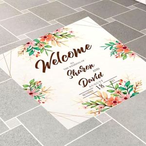 Pegatina Personalizada con Nombre y Fecha para Pista de Baile de Boda, Diseño Personalizado, Vinilo Autoadhesivo Removible - Product Image 5