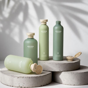 200ml 300ml 500ml Customized Design Soft Touch Screw Cap PET Plastic Silk Screen Printed Packaging Body Lotion Shampoo <strong>Bottle</strong> - Product Image 4