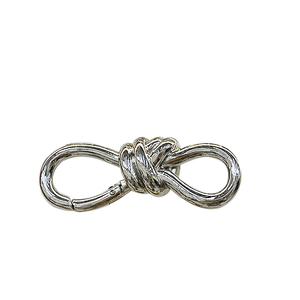 Accesorios para Bolsos Estilo <span class=keywords><strong>Bottega</strong></span>: Hebilla de Nudo Retorcido, Cierre de Aleación de Zinc, Ojales y Hebilla de Nudo de Lazo Figura 8 - Product Image 2