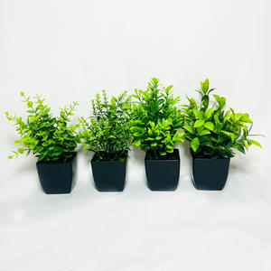 Plantas Artificiales Verdes en Maceta, Decoraciones de Interior y Exterior, Plantas de Plástico, Venta Caliente - Product Image 5