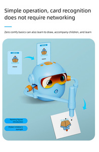 Robot de dessin éducatif pour enfants, jouet interactif d'apprentissage pour les enfants d'âge préscolaire et d'école primaire - Product Image 4