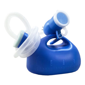 Urinario portátil de plástico Nh 01 para hombres y mujeres, forma ovalada, para masajes de salud, colores azul y blanco - Product Image 2