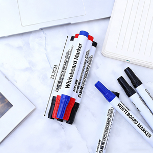 Marcadores de Pizarra Blanca de Punta Grande de Alta Calidad Personalizados, a Base de Agua, Negros/Rojos/Azules, para la Escuela y la Oficina - Product Image 2