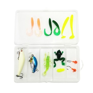 Kit de Señuelos Artificiales, Señuelos Blandos y Duros, Minnows, Vibs, Spinners, Accesorios de Pesca de Lubina, Juego Completo - Product Image 5