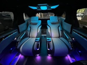 Fauteuil de massage électrique de luxe en cuir, fonctions de siège d'aviation modifiées pour Mercedes Vito <span class=keywords><strong>V</strong></span>-class W447 Toyota Hiace - Product Image 4