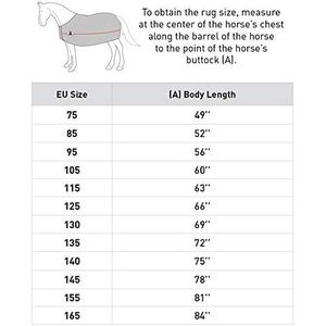 HORZE Kiel Tapis de cheval d'été et d'hiver Refroidisseur en polaire de 78 pouces avec doublure en nylon et toile en maille ripstop - Product Image 2