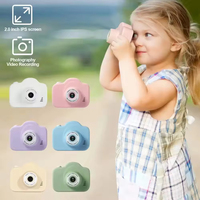 Cámara Infantil K03 con Doble Lente, Grabadora de Video HD 1080P, Reproductor de Música MP3 y Juegos de Rompecabezas Educativos, Mini Videocámara Digital de Juguete con Diseño de Dibujos Animados