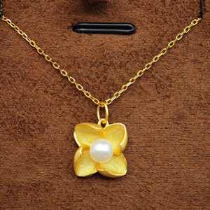 Collier pendentif minimaliste en argent 925 plaqué or UM Jewelry, perle d'eau douce naturelle, unisexe, mariage, fiançailles, fête - Product Image 5