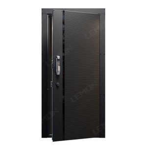 Phong cách hiện đại chống trộm cửa an ninh bằng thép không gỉ với khóa thông minh Swing mở nhập cho biệt thự/căn hộ - Product Image 6