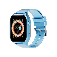Jam Tangan GPS 4G Anak Terbaru dengan Kompas, Tahan Air IP67, Alarm Magnetik, Panggilan Video SOS, Layar LCD, Kompatibel dengan Kartu SIM