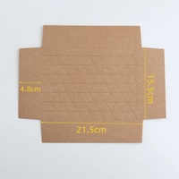 Boîte à gâteaux de lune en kraft à partir de matériaux recyclés, avec logo personnalisé, insert en nid d'abeille, emballage OEM, finition mate