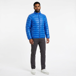 Fashionable Wholesale Men's <b>Coat</b> Puffer Jackets Customize Logo Shiny Lightweight <b>Bubble</b> Jackets with screen printing logo unisex - Product Image 1