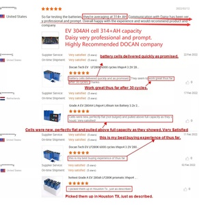도칸테크 EV 160Ah A급 160Ah 170Ah 리튬인산철(LiFePO4) 3.2V 180Ah 배터리 휴스턴 재고 12V 24V 48V 72V 태양광 RV 팩 - Product Image 5