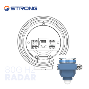 Trasmettitore di Livello Radar Senza Contatto con Certificazione EX, Materiale Metallico, Portata 20-120m per Montaggio Esterno su Serbatoio - Product Image 6