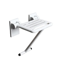 Chaise de douche pliable pour personnes âgées et handicapées, fixation murale
